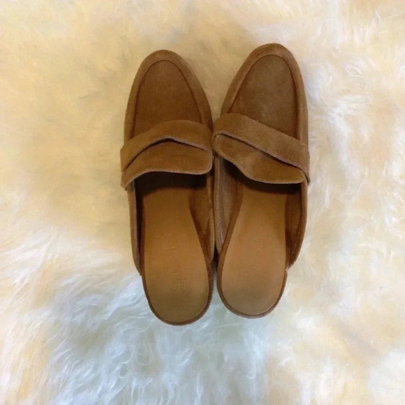 Splendid Sandal Size 10 Medium Platform Clogs Suede Leather Upper - Picture 1 of 6